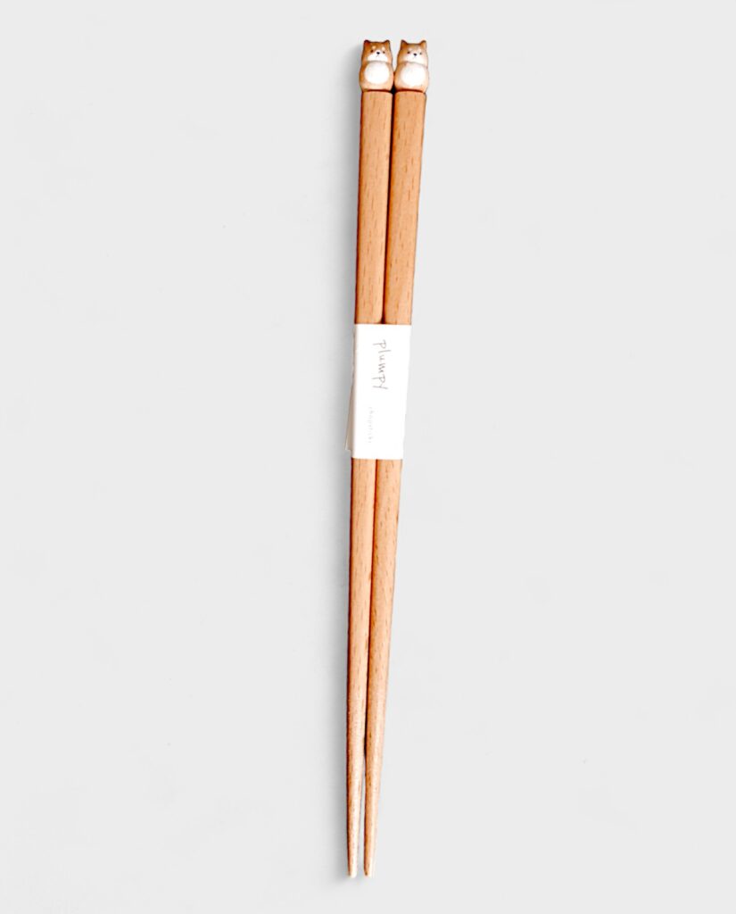 Paire de Baguettes Japonaises Shiba Inu