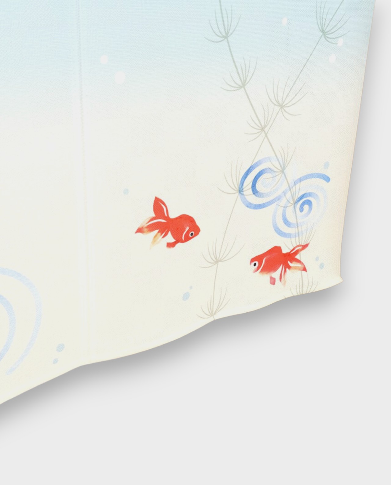 Rideau Noren Court Poisson Rouge Turquoise – Image 4